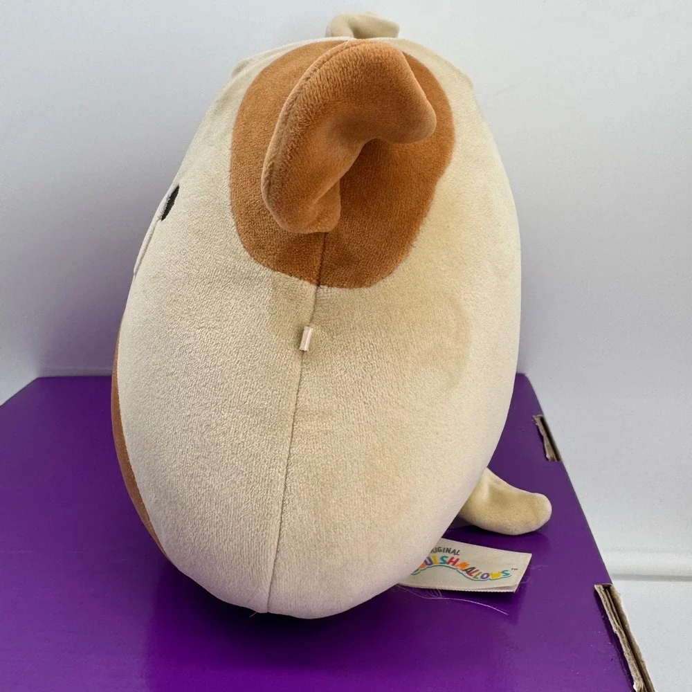 Squishmallows Brock the Bulldog 8 Inch Tan Brown Dog Plush Toy Kellytoy